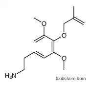 Molecular Structure of 207740-41-8 (Benzeneethanamine, 3,5-dimethoxy-4-[(2-methyl-2-propenyl)oxy]-)